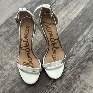 Sam Edelman silver heels